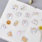 45 листов, декоративная наклейка с изображением милой мультяшной собаки