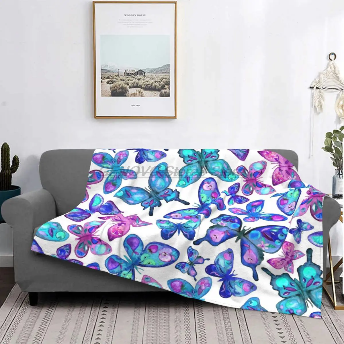 

Многофункциональная флисовая игрушка aquarella Schmetterlinge Decke Korallen для автомобиля