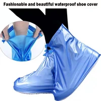 high quality mens and womens dustproof and waterproof shoe covers high to help reusable non slip men and women travel shoes
