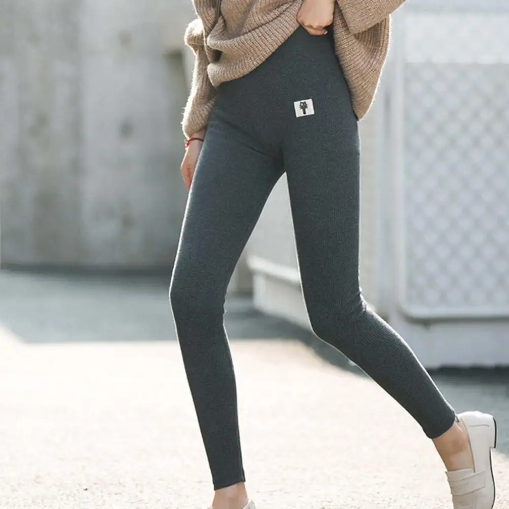 

Leggings Korean Style Plush Lining Leggings Pants Simple Women Leggings for women fashion 2021