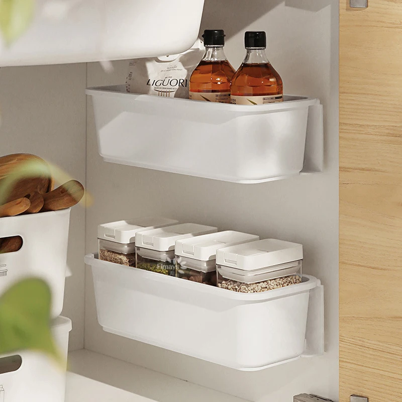 

Kitchen Multifunction Refrigerator Storage Rack Organizer Shelf Space Saver Fridge Side Wall Storage Hanging Holder Makeup Shelf