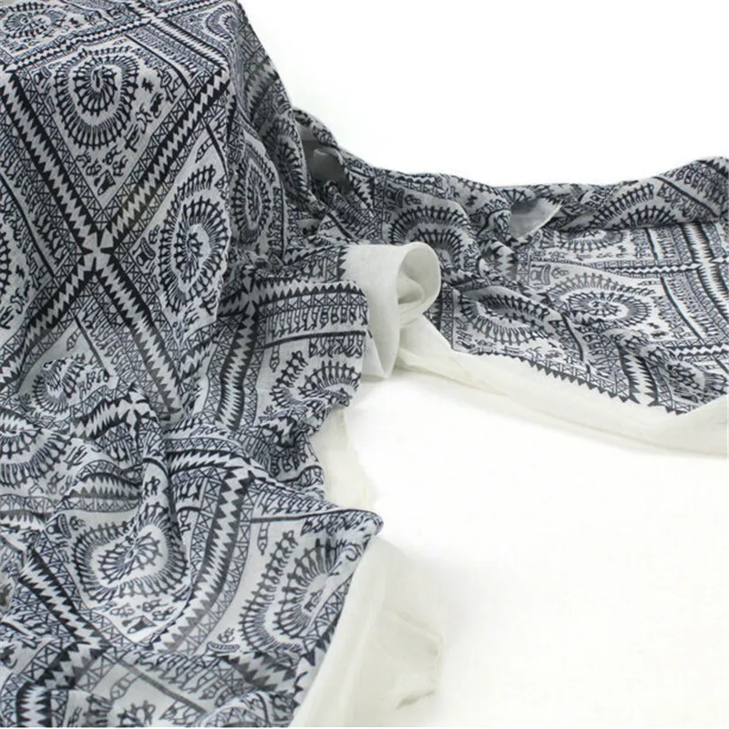 

Recommend !!Warm Long Soft Cotton voile Scarves Shawl Wrap Cozy Scarf For Woman Girl 170 cm*60 cm