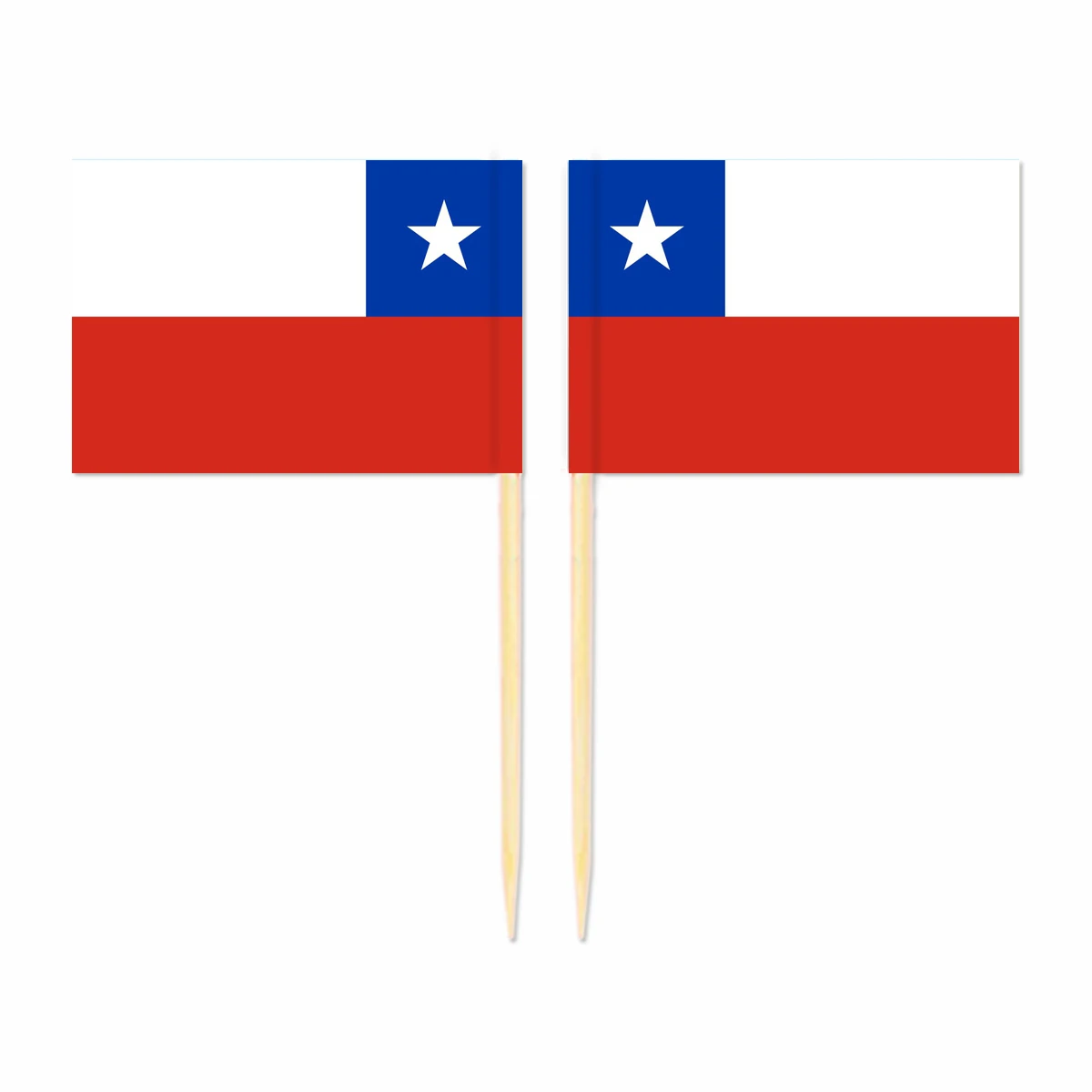 

Chile Toothpick Flag 3.5X2.5CM Cake Topper Party Cupcake Wedding Baby Shower Supplies Lovely Baking Dessert Decorations
