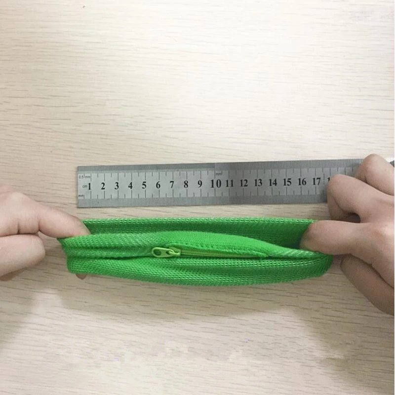 1 шт. хлопчатобумажные Браслеты Спортивный напульсник на молнии наручный кошелек