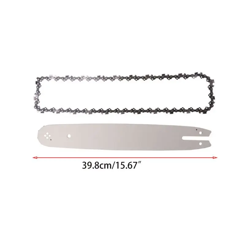 

Cutting Guide Bar Chain Kit Blade Steel 18" 20" Guage Durable High Quality Metal Garden Power Tool Accessories