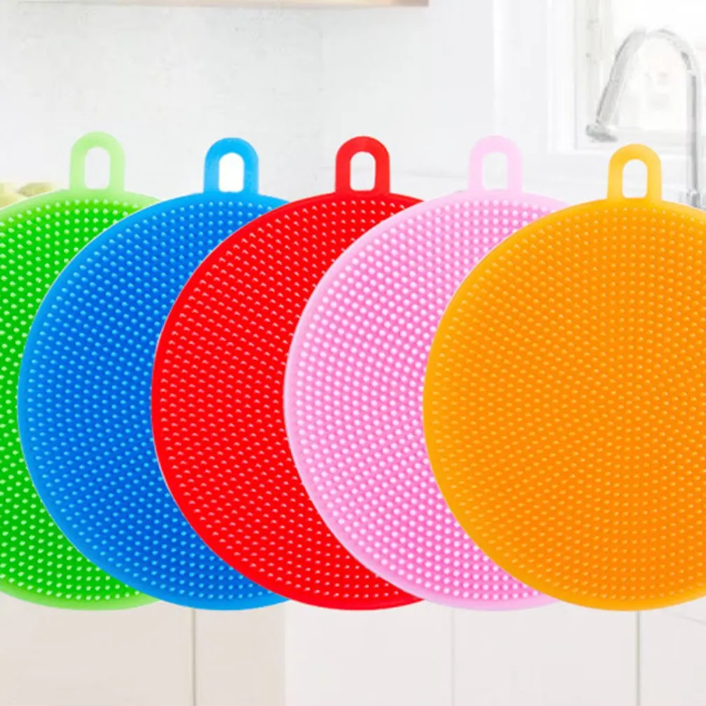 Многофункциональная силиконовая щетка для мытья посуды миска губка кастрюли