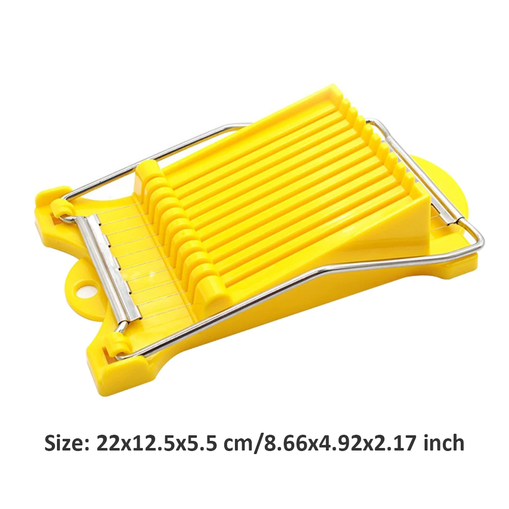 

2 Color Stainless Steel Convenient Egg Luncheon Meat Cheese Slicer Manual Vegetable Cutter Tool Fruit Wedger Design Kitchen Tool