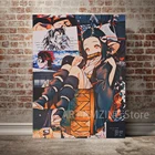 Kimetsu No Yaiba Nezuko аниме эстетическое украшение домашний Декор Картина на холсте для гостиной настенные картины плакаты и принты