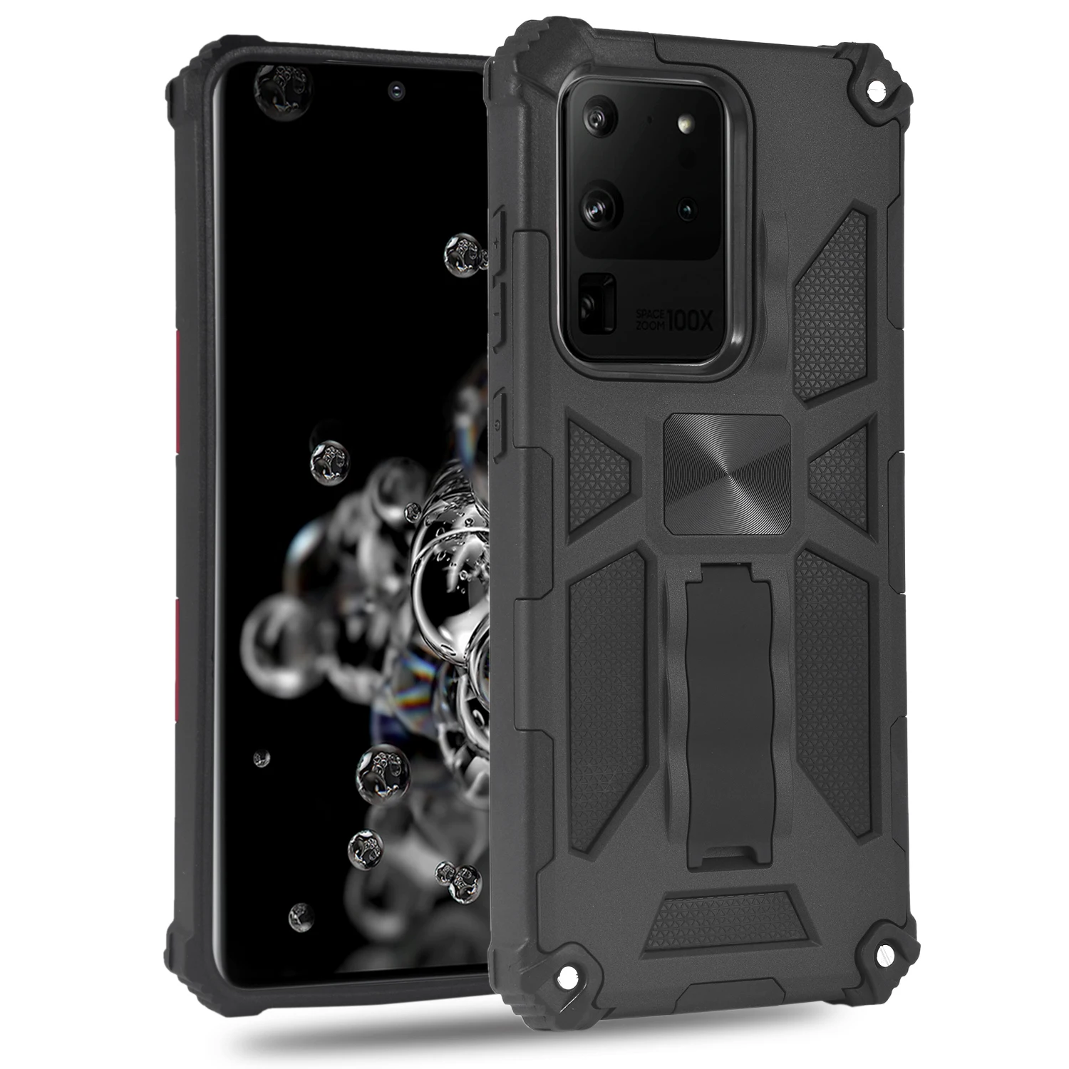 

Armor Shockproof Rugged Phone Case For Samsung Galaxy A01 M31S M40S M51 M80S M01 M11 Core Magnetic Kickstand Protection Cover