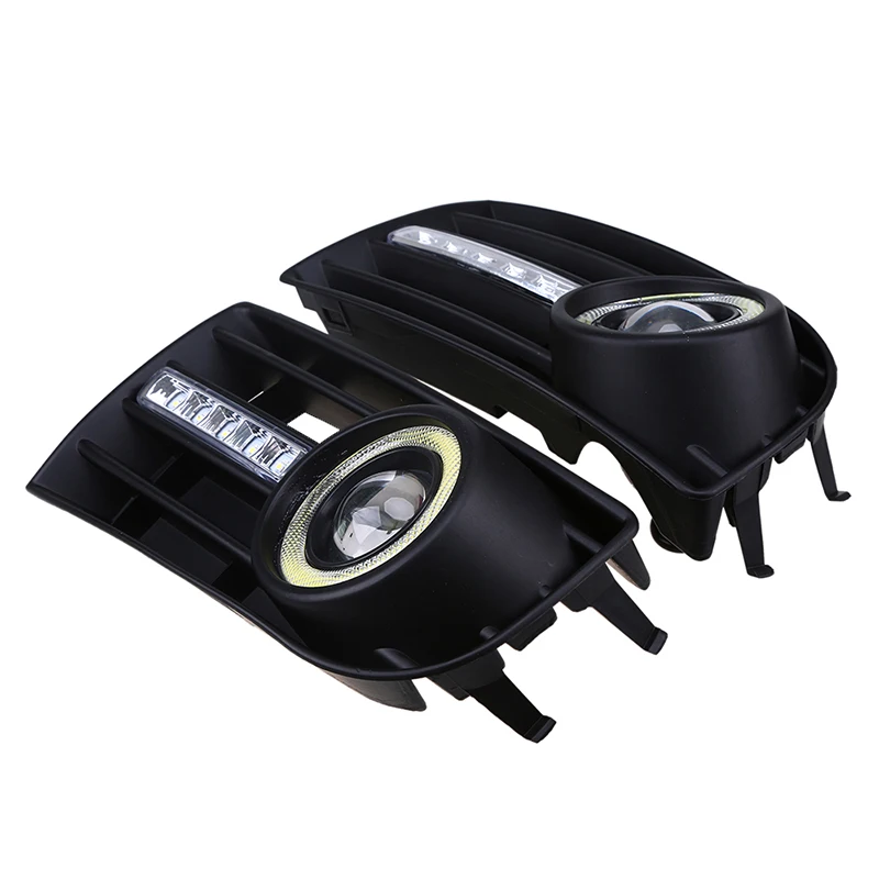 Posbay автомобильный передний Нижний Бампер Решетка Светодиодный противотуманный