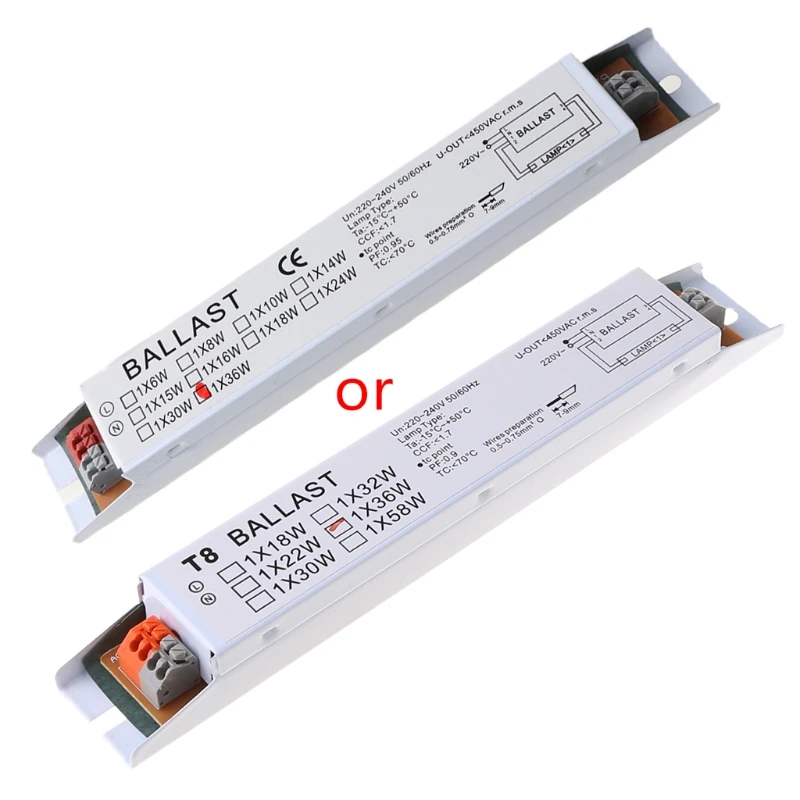 

220-240V AC 36W Wide Voltage T8 Electronic Ballast Fluorescent Lamp Ballasts