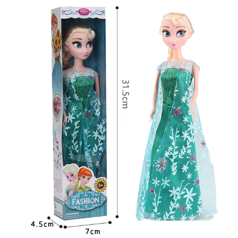 Disney новые детские куклы игрушки принцесса Эльза Анна Carttoon кукла Снежная королева дети девочки игрушки в подарок на день рождения для детей куклы 30 см