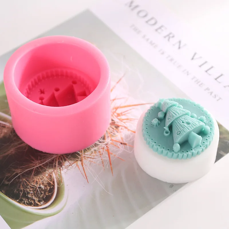 Силиконовая форма для мыла изготовления рождественской елки силиконовая