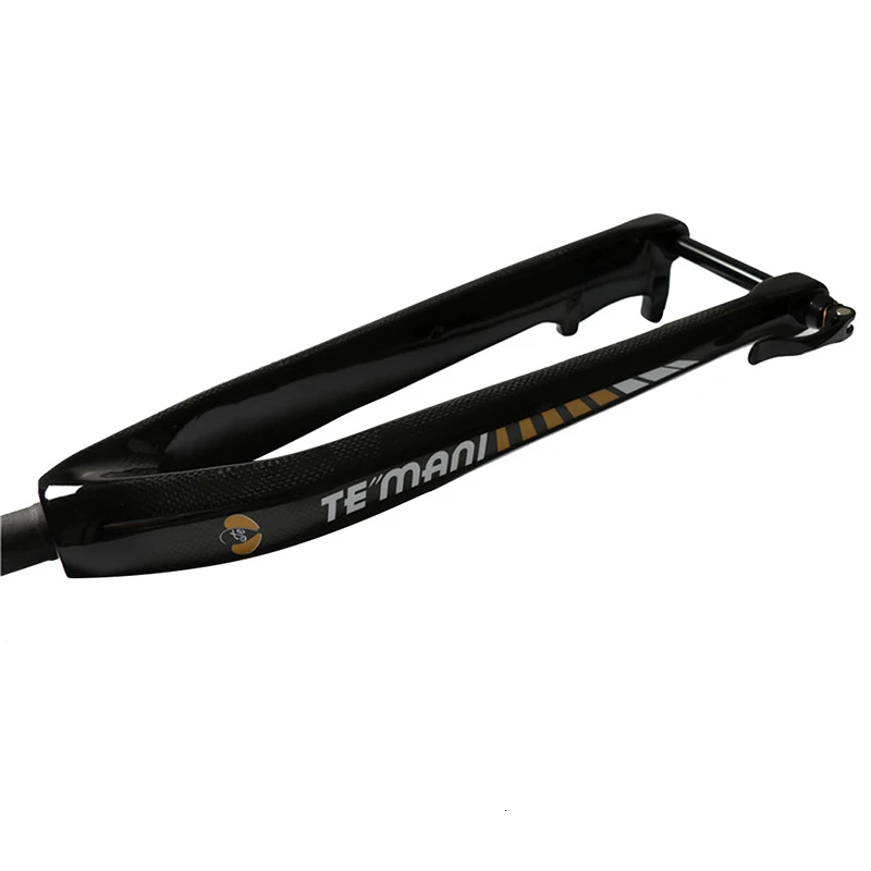 Полностью углеродное волокно Велосипедная вилка прочный Сверхлегкий дисковый