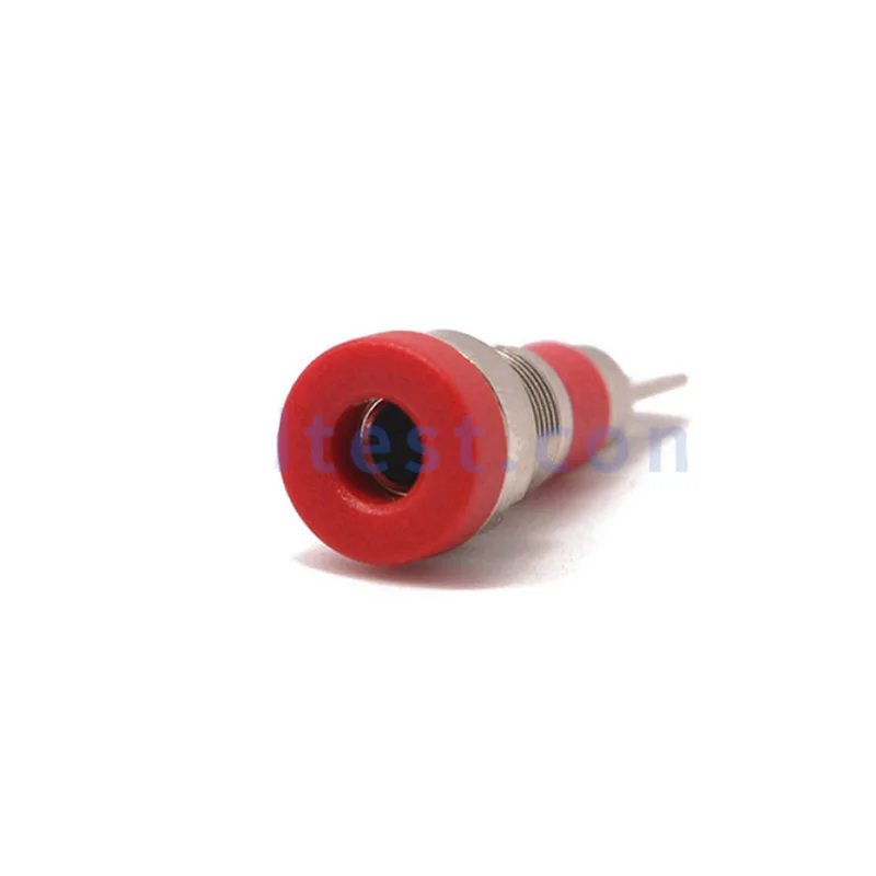 

5pcs 4mm Binding Post Banana Socket panel mount Test Probe connector Female Jack Socket Plug Wire Connector red black