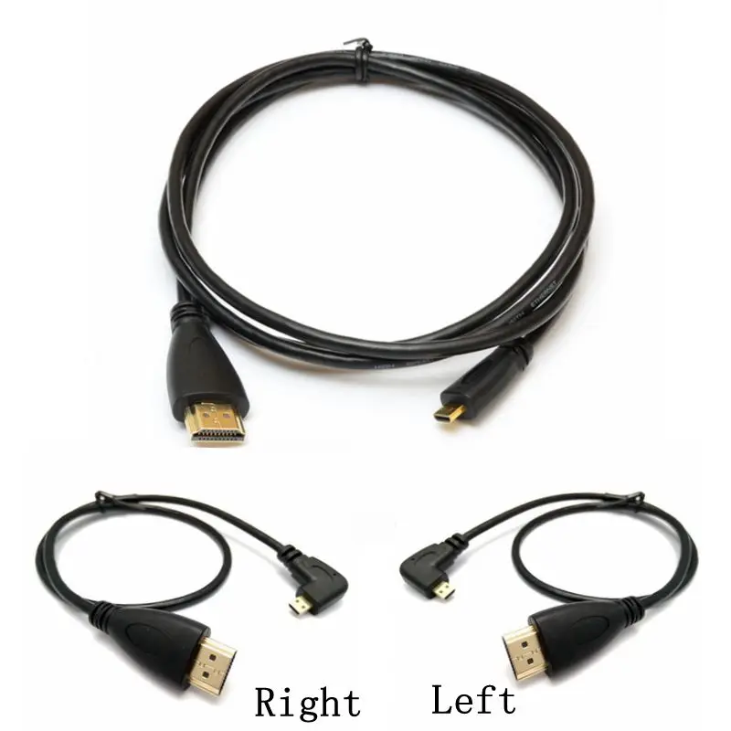 Micro HDMI-compatible Male to Male Adapter Cable for GoPro S