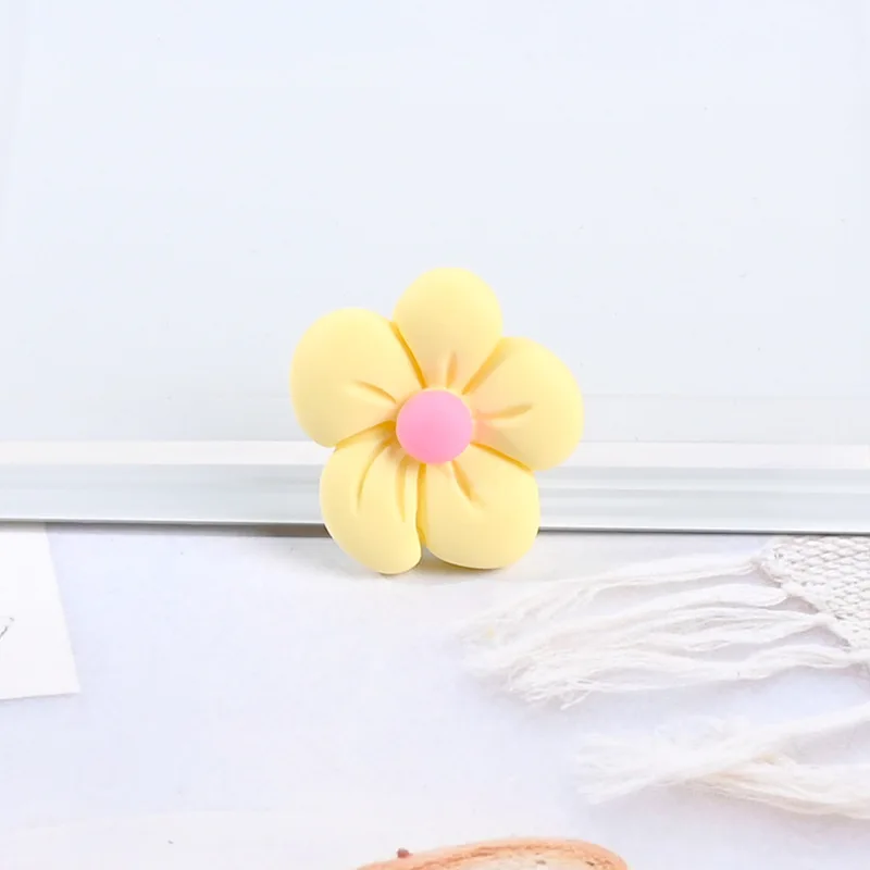 20 pcs resin simulation colorful flower phone case decor diy jewelry accessories hairpin hair rope home handmade decorations free global shipping