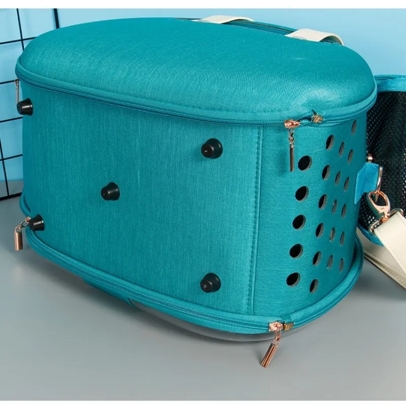 

New Small And Medium Sized Pet Bag Folding Country Bag Backpack PVC Space Capsule Cat Bag Transparent Portable Cat Bag