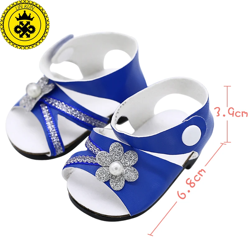 В кукольном стиле Одежда Сапоги ручной работы Туфли с каблуком 7 см для девочек 18