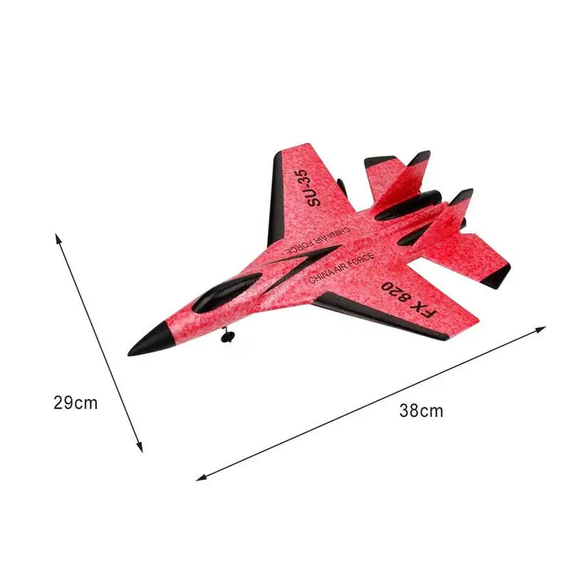 Радиоуправляемый игрушечный самолёт FX-820 2,4G 2CH SU-35 на открытом воздухе RTF Радиоуправляемый самолет игрушка планер модель самолета для детей Подарки