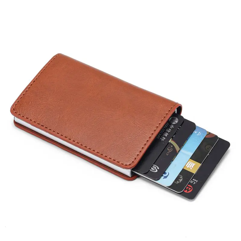 Держатель для банковских карт 2020 мужской искусственная кожа Crazy Horse деловой