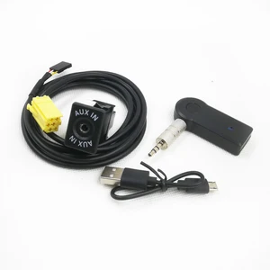 Автомобильный стерео радиоприемник сделай сам, Bluetooth 5,0, громкая связь, Aux-порт, 3,5 мм, Кабель AUX для Fiat Grande Punto