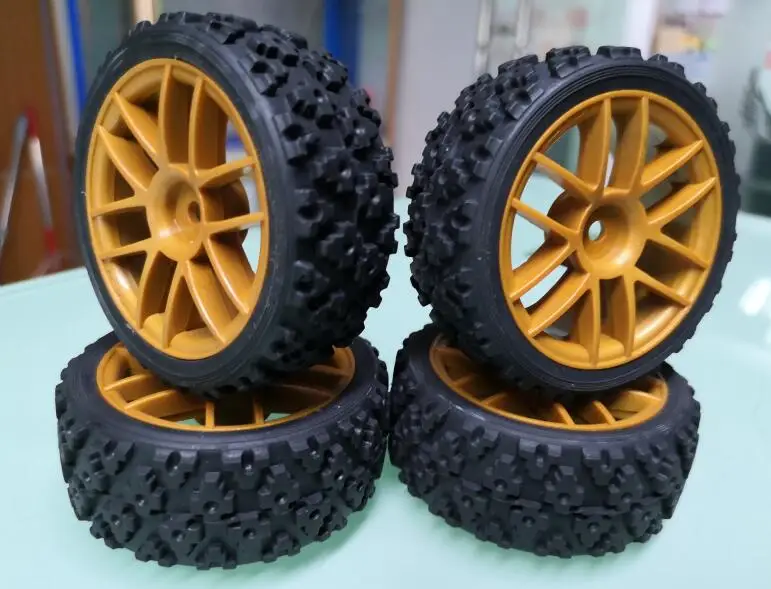 R/C модель Kyosho 1/10 на дороге Дрифт набор автомобильных шин для Tamiya TT01D/E TT02 4 шт