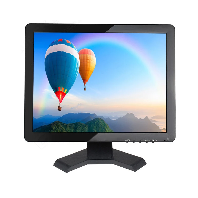 H15 12 вольт dc lcd монитор 15 &quotдешевый компьютерный 1024*768 tft цветной ТВ с AV/BNC/VGA/HDMI/USB