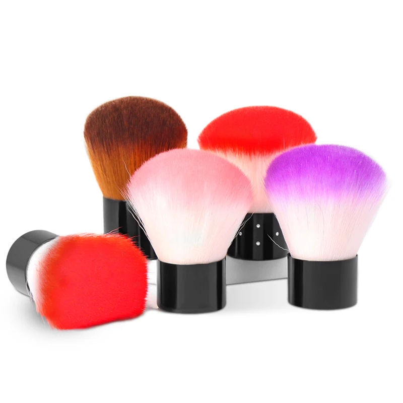 4 вида цветов мягкая щетка для очистки ногтей в форме гриба Мужская от пыли