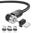 СВЕТОДИОДНЫЙ Магнитный зарядный кабель для iPhone XR XS MAX X 8 7 6 6S Plus