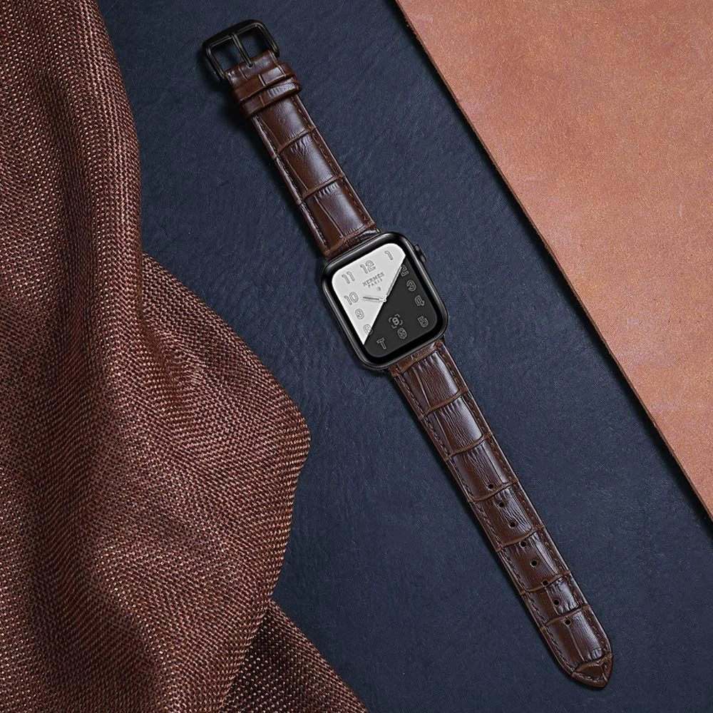 Кожаный ремешок для apple watch ремешок петли, 42 мм, 38 мм, ремешок для наручных часов iwatch, Версия 44 мм 40 мм 5/4/3/2/1 браслет аксессуары