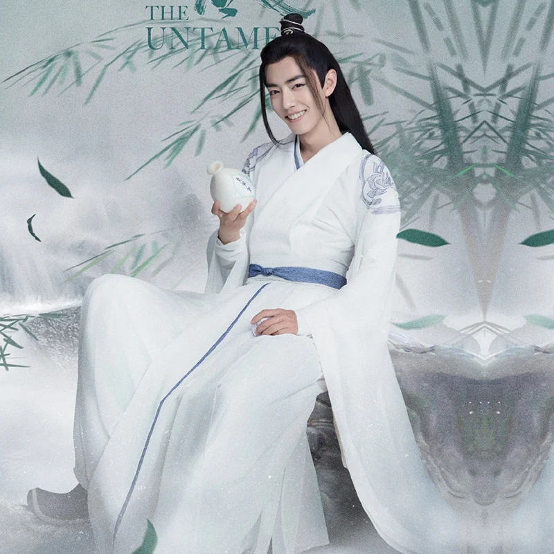 6 видов конструкций Wei Wuxian XiaoZhan мужской костюм ханьфу меч представления для ТВ