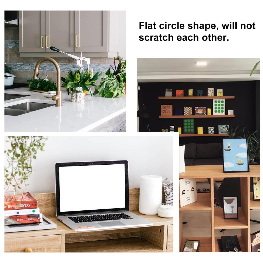 

52 PCS Refrigerator Magnet Round Flat Magnet for Refrigerator Whiteboard Fridge