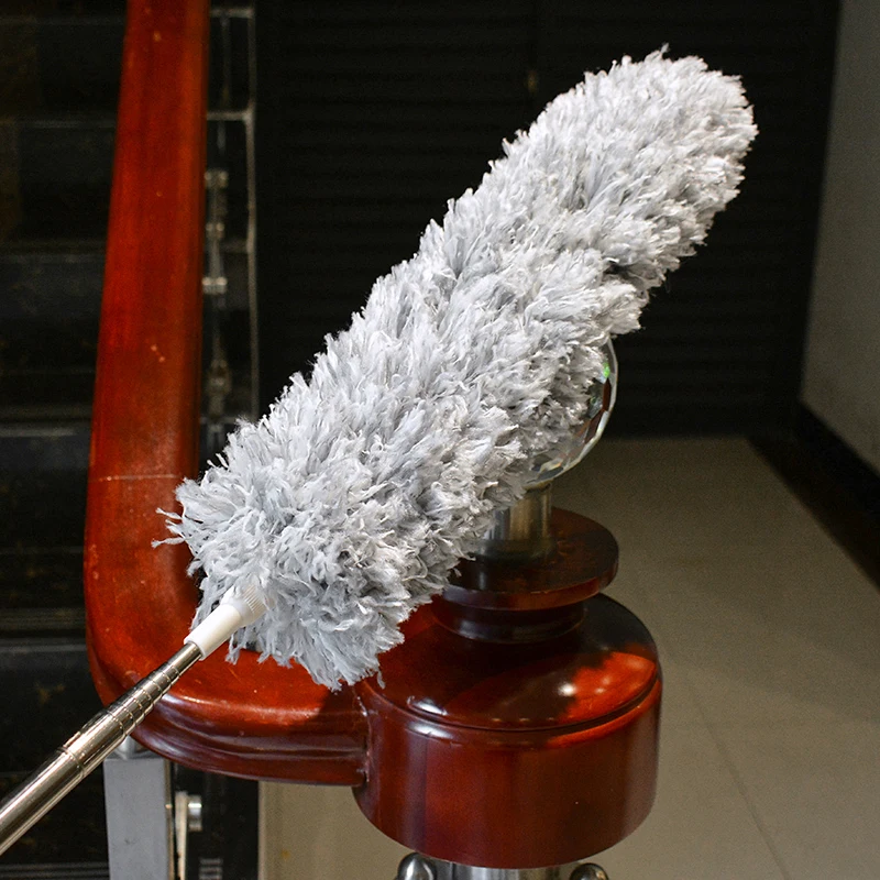 

1Pcs Telescopic Feather Duster For Blinds Lamps Ceiling Fans Feather Duster Household Cleaning Tools Practical