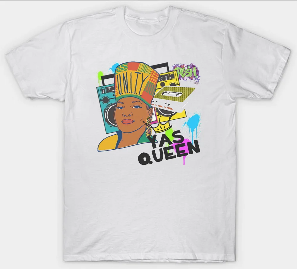 Футболка QUEEN LATIFAH винтажная хлопковая футболка в стиле ретро RNB SOUL джаз хип хоп 1980