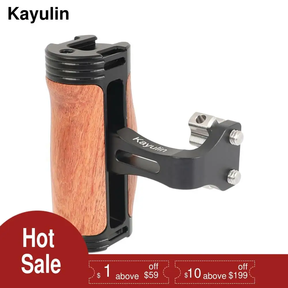 Деревянная ручка Kayulin для цифровой зеркальной камеры универсальная с креплением