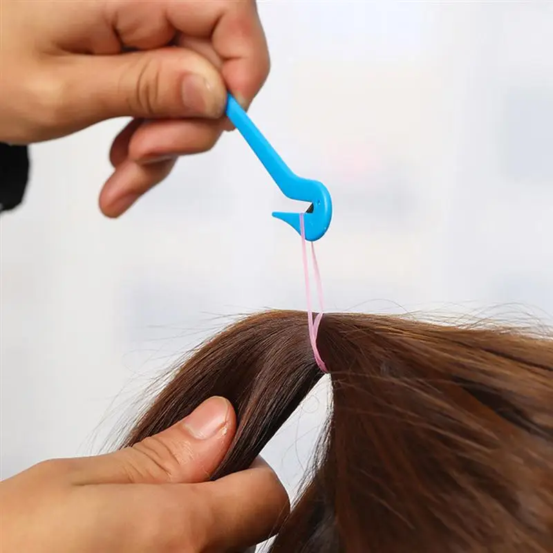 

2pcs Elastic Hair Band Cutters Disposable Rubber Band Remover Hair Ties Removing Tool (Random Colors)