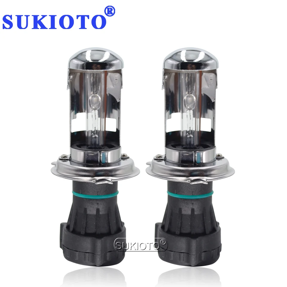 Автомобисветильник свет SUKIOTO H4 6000K белый 5000K 8000K желтый биксеноновый проектор 55 Вт