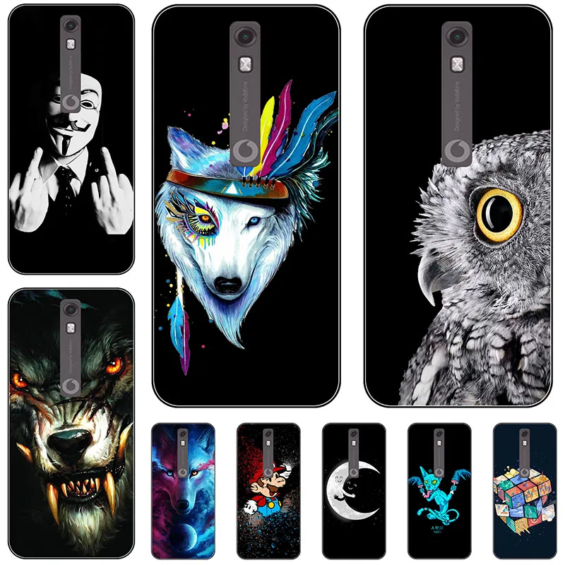 Для Vodafone Smart V10 V 10 VFD730 узорные Чехлы TPU Мягкая силиконовая задняя крышка чехол для телефона Vodafone Smart N10 N 10 VDF630