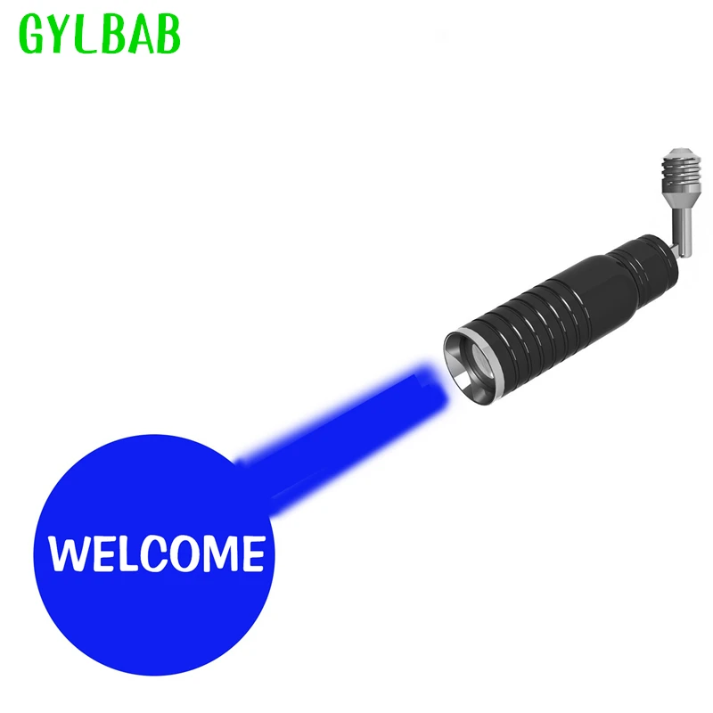 Стеклянная пленка gobo GYLBAB G600 20 Вт для логотипа e27 светильник проекта лампа