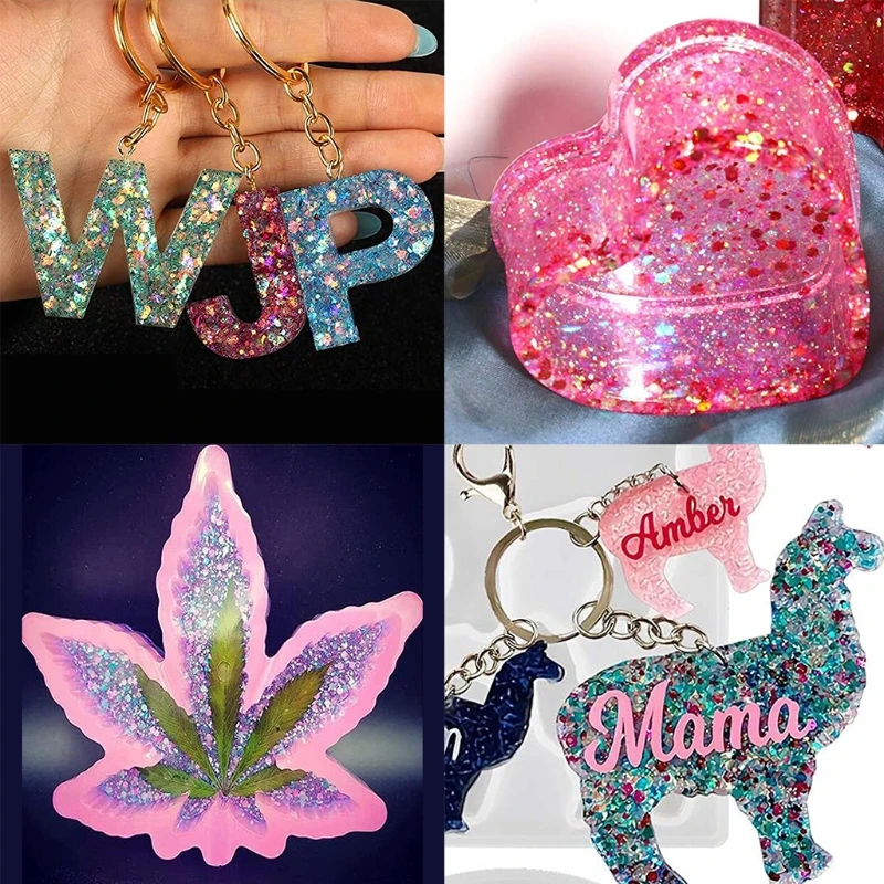 

32 Colors Nail Art Glitter Resin Craft Emit Glitter Powder Suitable for Face Body Hair Eyes Lip Gloss Cosmetics
