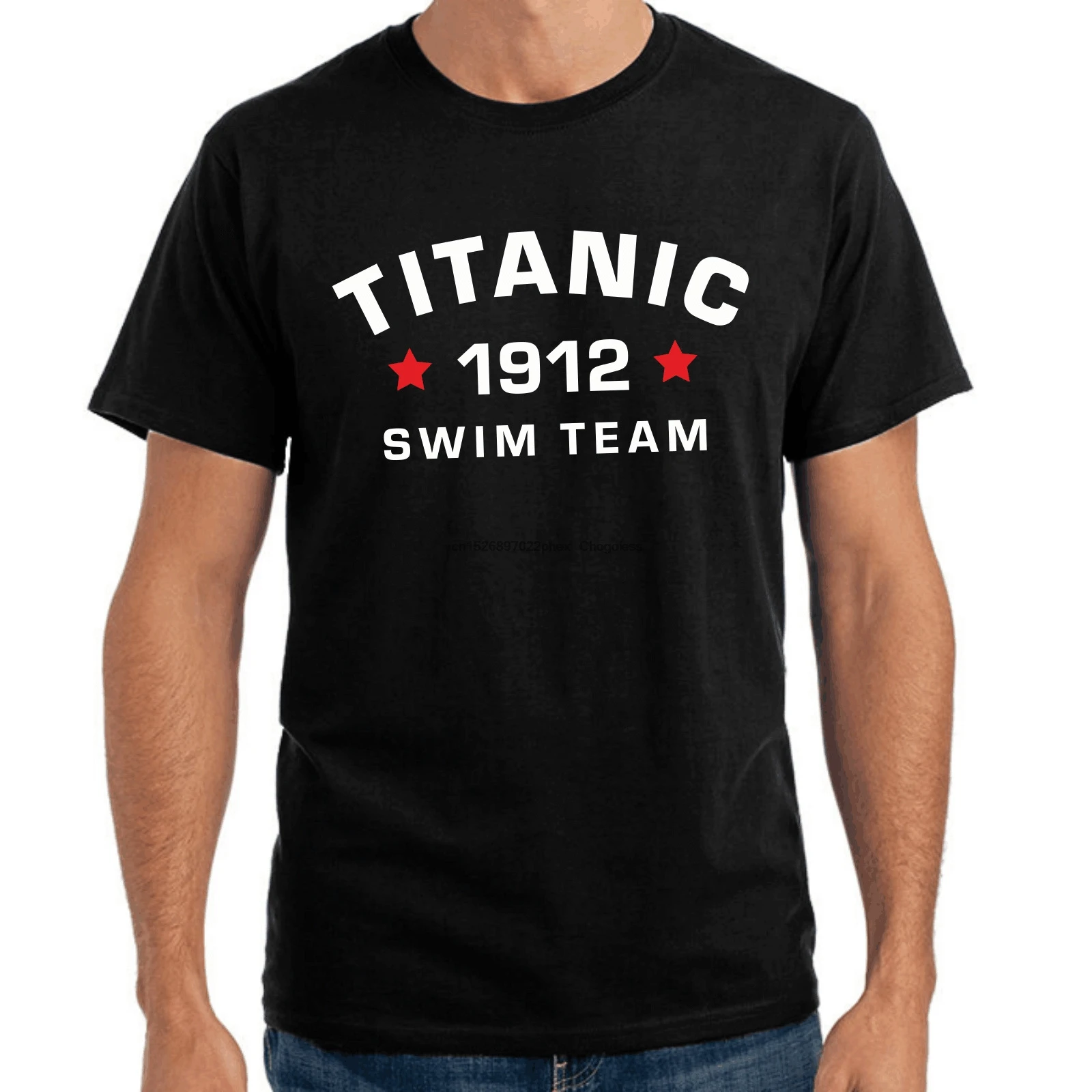 

Titanic Swim Team 1912 Sayings Gift Funny Fun Comedy Fun Slogan T-Shirt