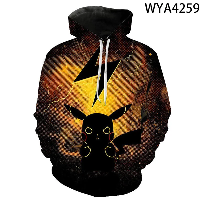 

Anime Pokemon Adult Oversized Children's Pullover Long Sleeve 3d Printing Sweatshirt Hoodie Boys Girls Kids Fashion Casual Tops