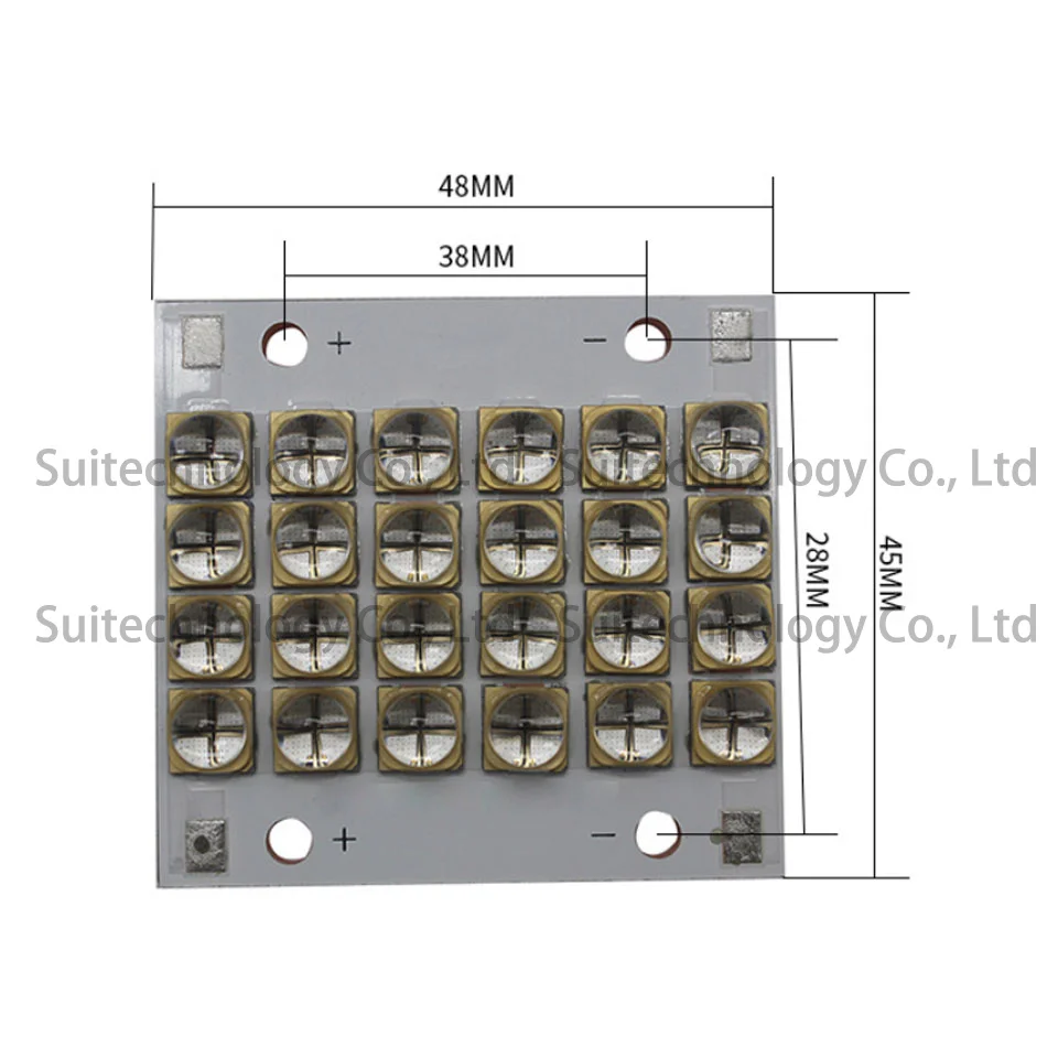 

The New 240W Watts LED UV Module led bead COB Copper base UV solidify 3D Printing 365nm 385nm 395nm 405nm Printer Curing