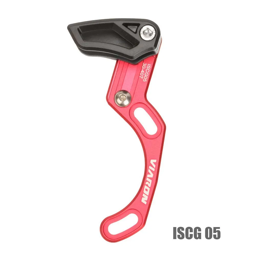 RED ISCG05 Ультра-светильник BB 08/ISCG 05 защита велосипедная цепь стабилизатор направляющая цепи для велосипеда однодисковая направляющая цепи алюминиевый сплав CNC VIARON - Цвет: RED ISCG05