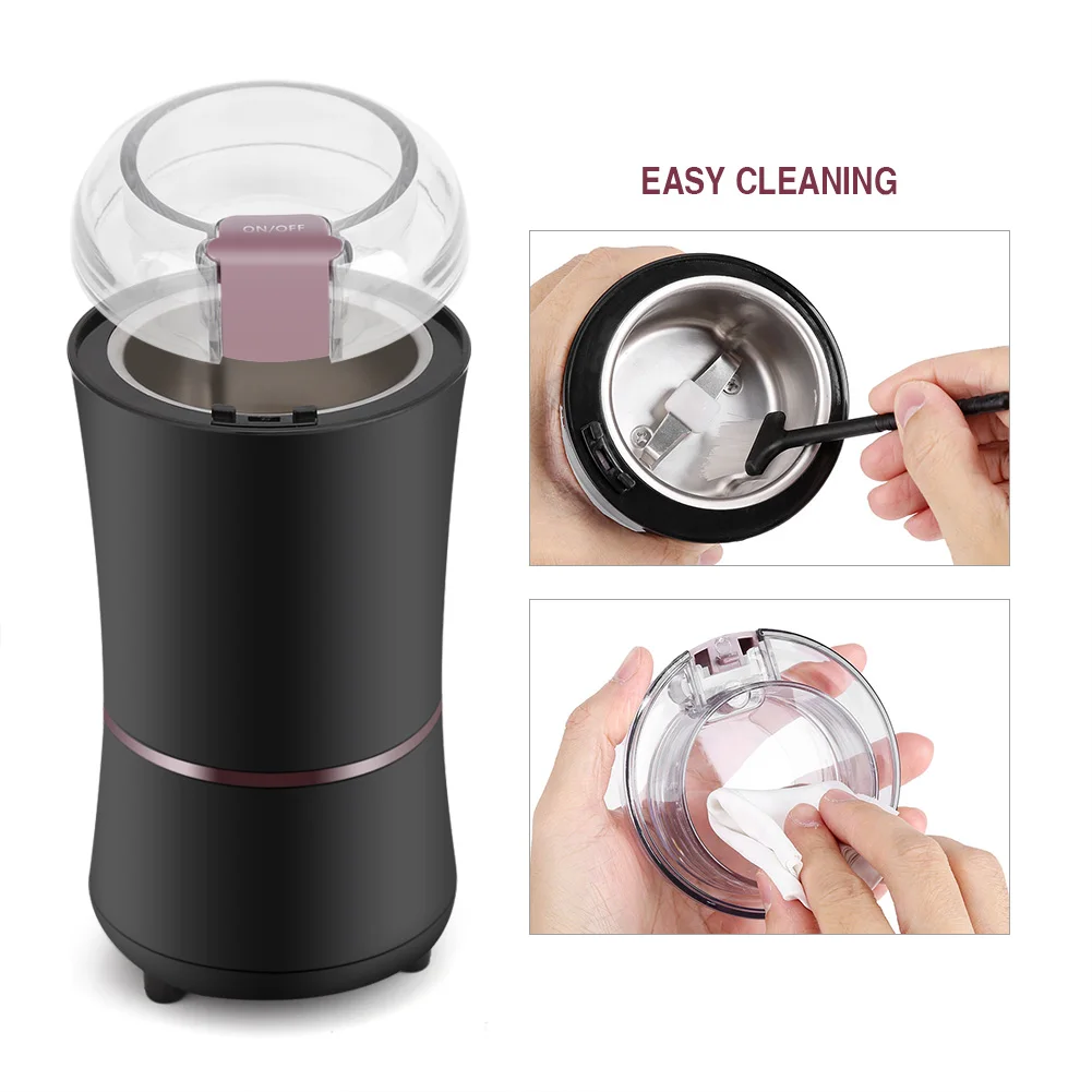 

400W Kitchen Electric Coffee Grinder Mini Salt Pepper Grinder Powerful Spice Nuts Seeds Coffee Bean Grind Machine Electronic