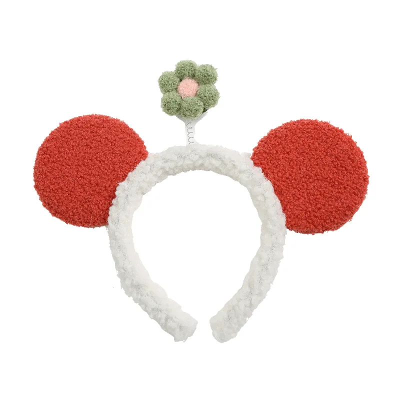 

Children and girls funny and cute round ears headbands daily makeup go out wild non-slip temperament headband hair accessories