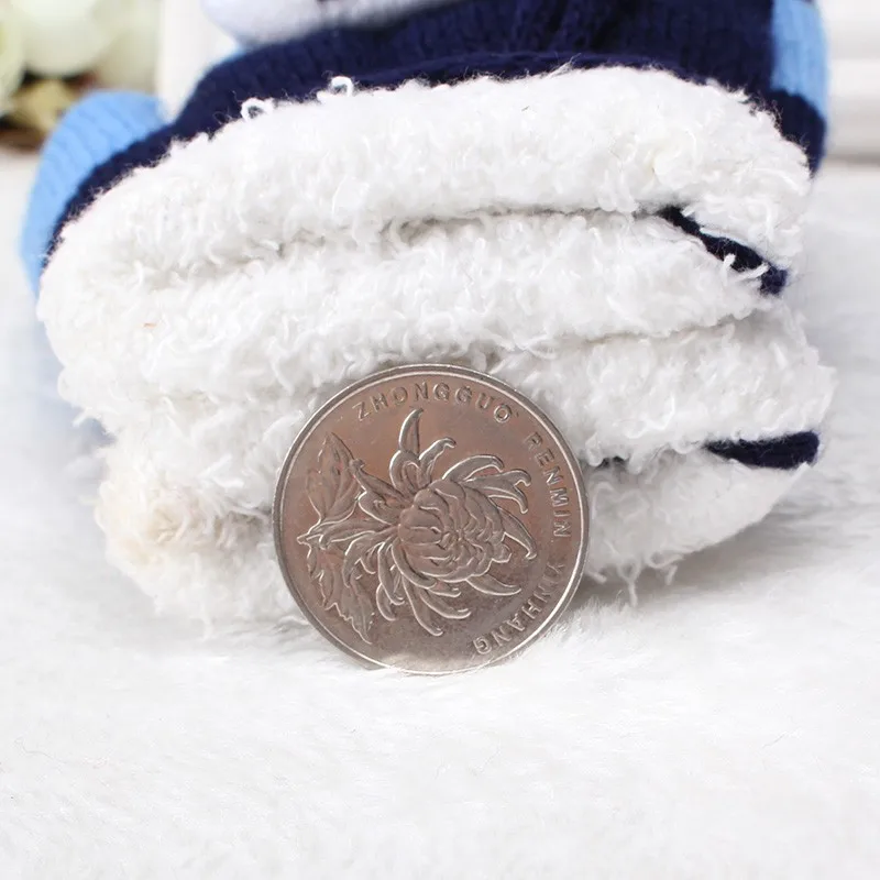 M MISM/зимние теплые перчатки для малышей удобные милые зимние толстые детские