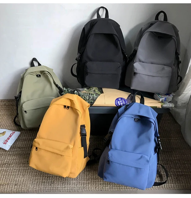 Waterproof Nylon Mochilas School Backpack —