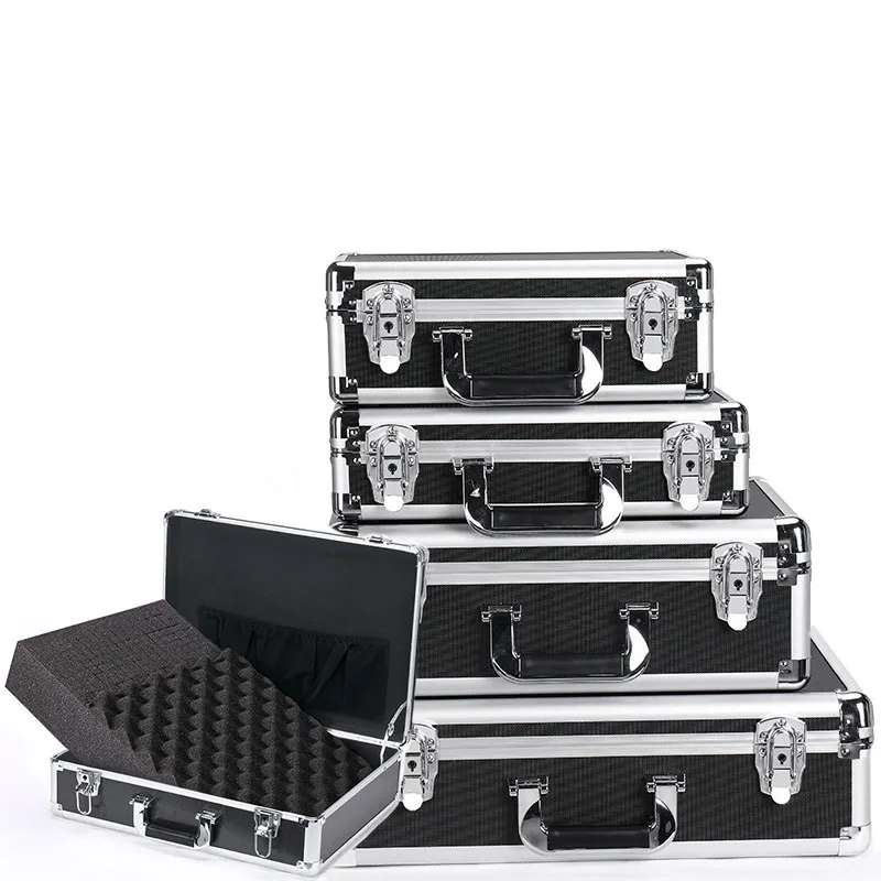 Алюминиевый ящик для инструментов противоударный чехол портативный